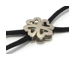 Bracelet cordon soie noire